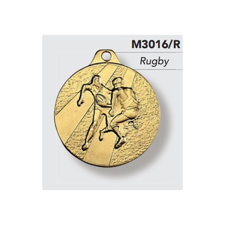 Médaille frappée Rugby